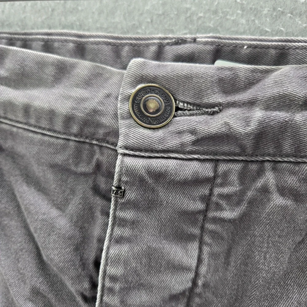 AllSaints Men Jeans 28 Gray Stove Slim Tapered Button Fly‎ Pockets 30 in Inseam